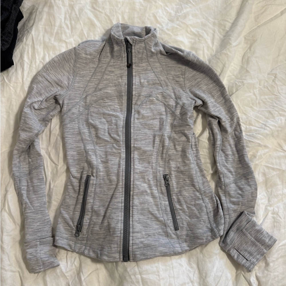 Lululemon Athletica Define Light Gray Utility Jacket